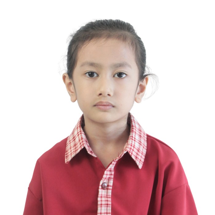 Akediri Adventist Elementary School student
